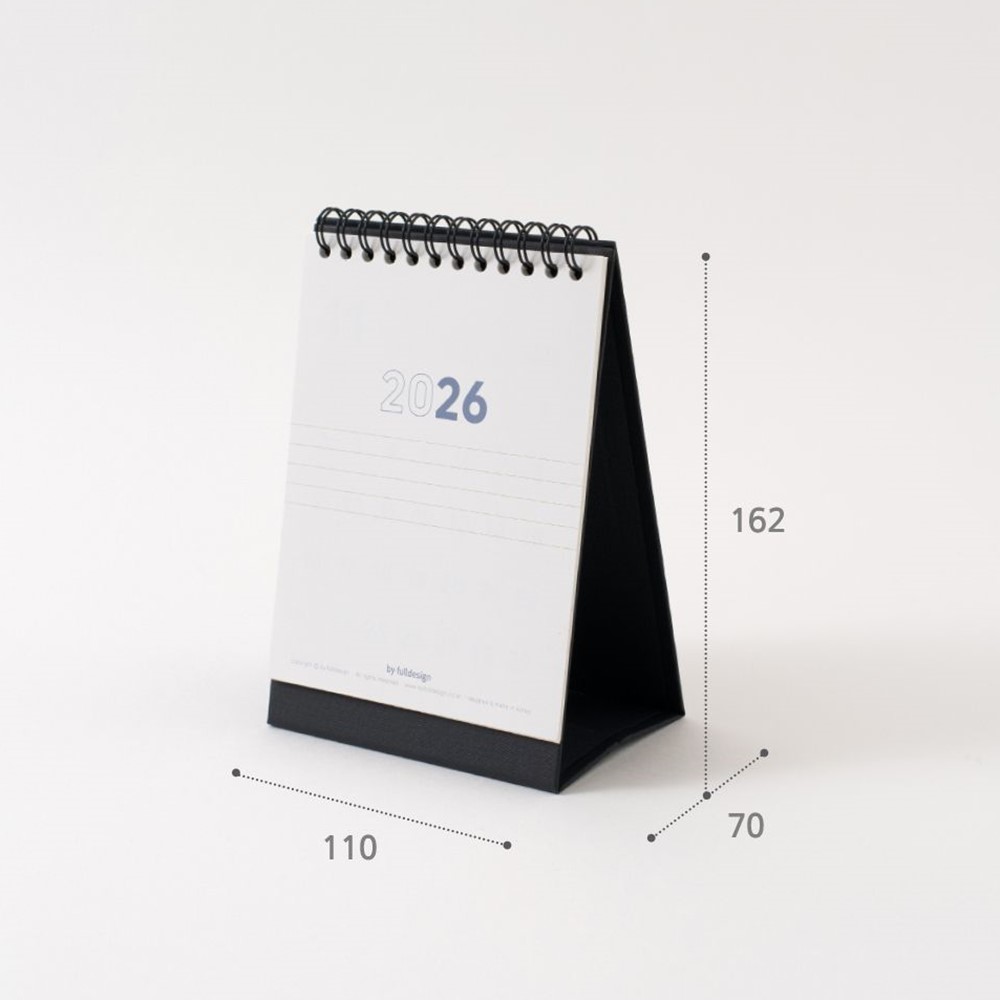 2026년 미니 탁상 달력 2026 데스크 캘린더 스케줄러 26년 작은달력 바이풀
