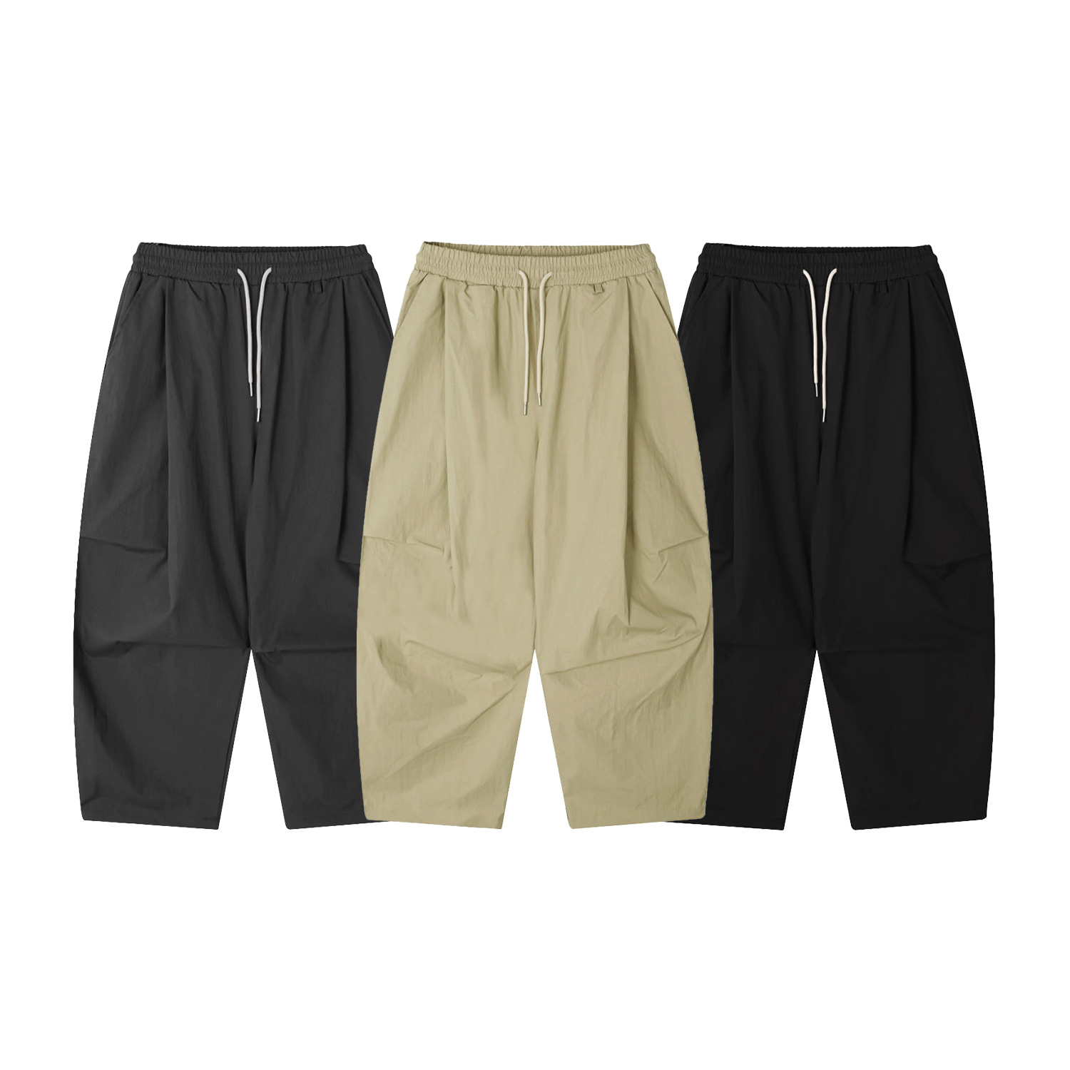 벌룬팬츠 파라슈트팬츠 나일론바지 남자통바지 - 상세 이미지 5