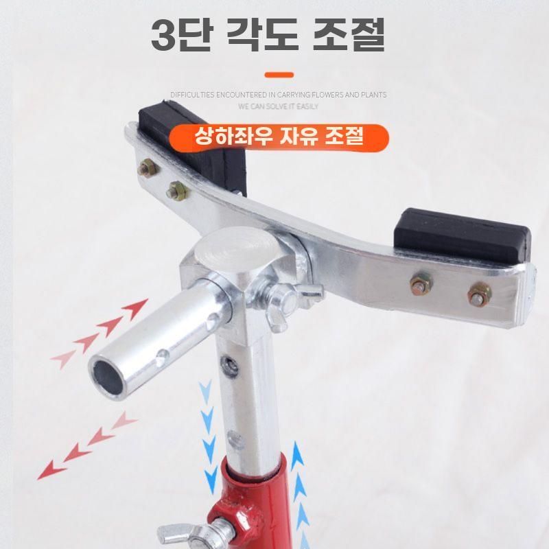 화분 운반용 카트 화분배달 운반 꽃집 손수레 화분카트 - 상세 이미지 3