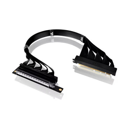 써멀테이크 PCI-E 4.0 Dual 90도 라이저 케이블 (블랙, 400m)