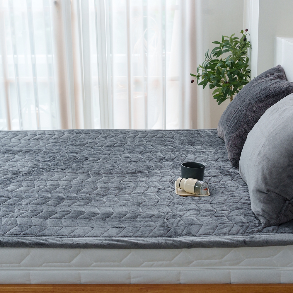 나라데코 5mm 밍크 극세사 따뜻한 겨울 밴딩 침대패드 SS