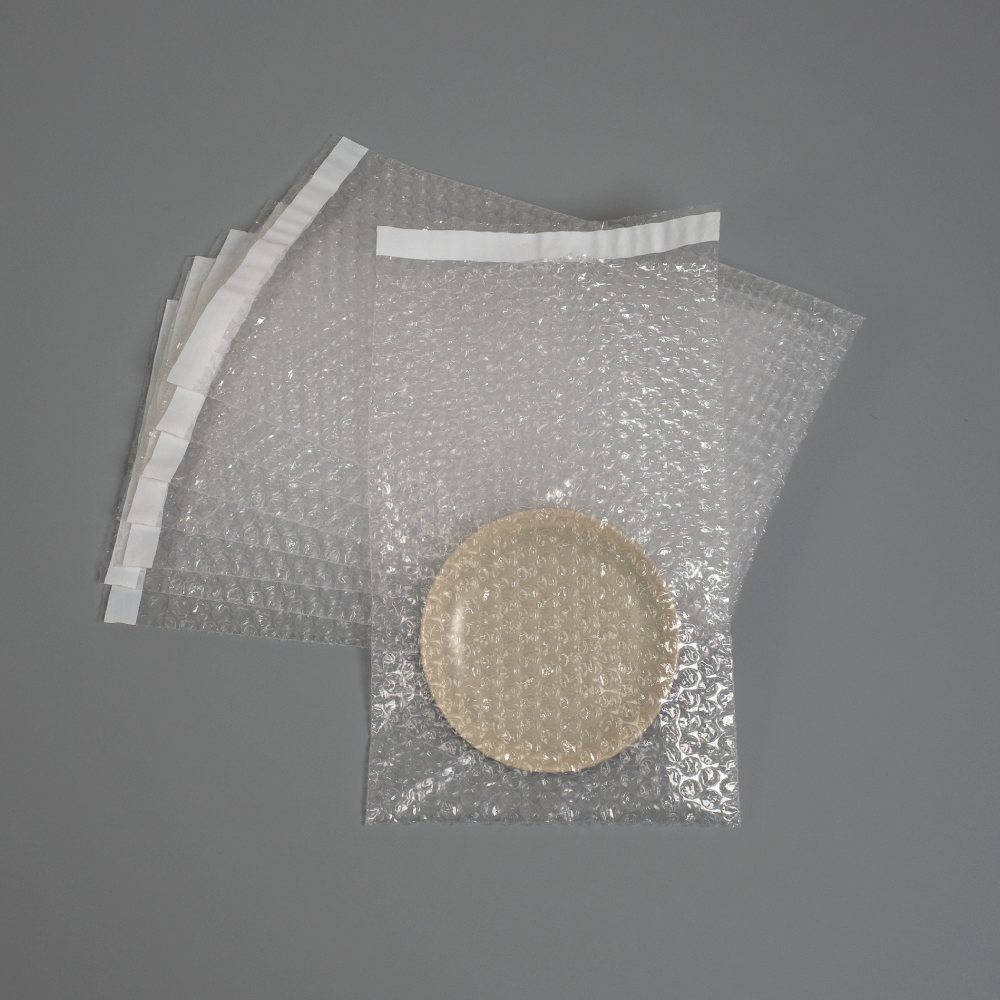택배 에어캡봉투 접착식 포장 안전봉투 투명 25cm x 35cm 100장 이미지 3