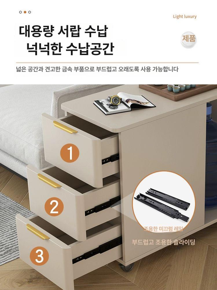 좁은수납장 침실 긴협탁 사이드 쇼파 서랍 쇼파서랍장 서랍장 좁은서랍장 인테리어 고급 화이트 20x60x60 없음 배달 - 상세 이미지 4
