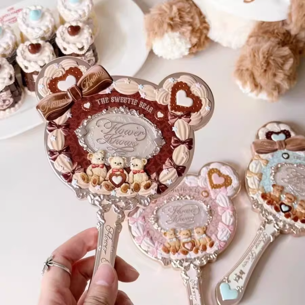 플라워노즈 스위티베어 거울 손거울 귀여운 화장거울 - 상세 이미지 2