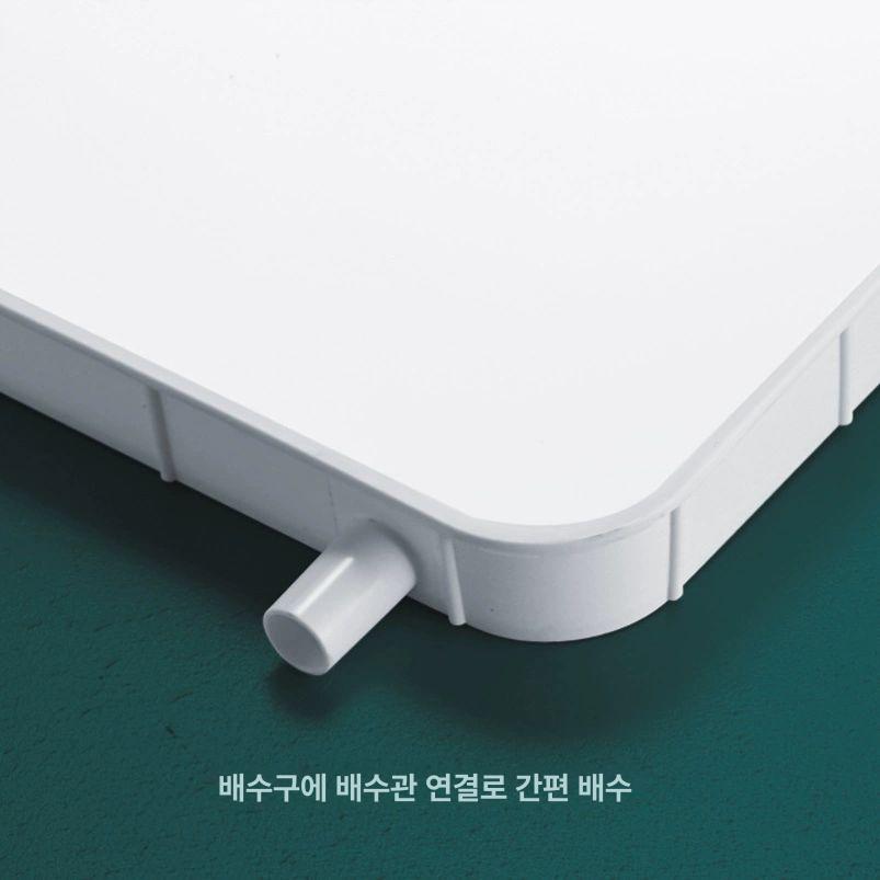 에어컨 실외기 물받침 배수판 알루미늄 열풍 물받이통 고강도 배수관 열전환커버 물받이 받이판 범용 1-2P 물받이 3m - 상세 이미지 4