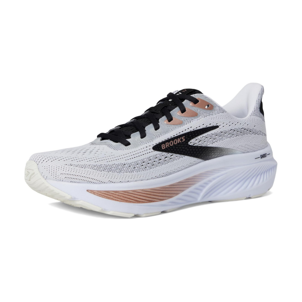 브룩스 Ghost 17 여성 런닝화 운동화 White/Black/Rose Gold - 상품 이미지