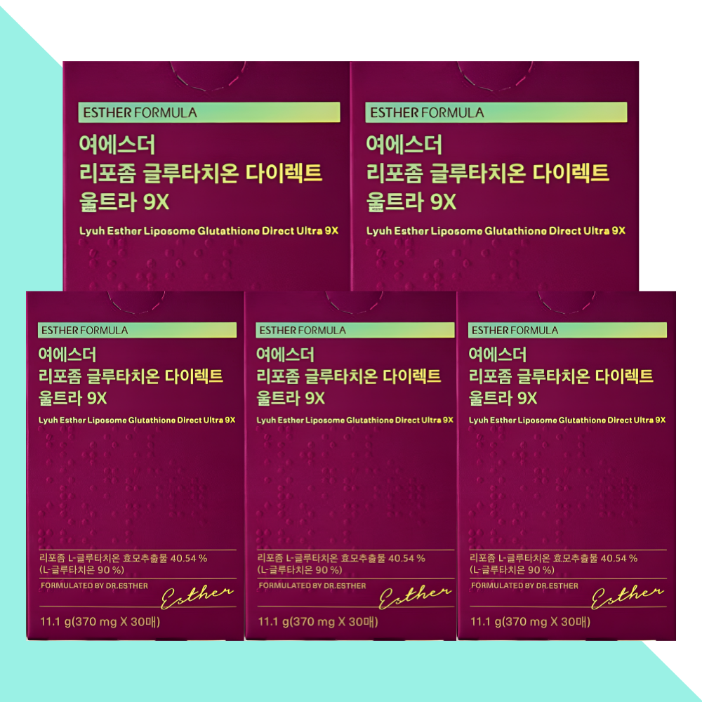 에스더포뮬러 글루타치온 필름 울트라9X 리포좀 30매X5박스 - 상세 이미지 5
