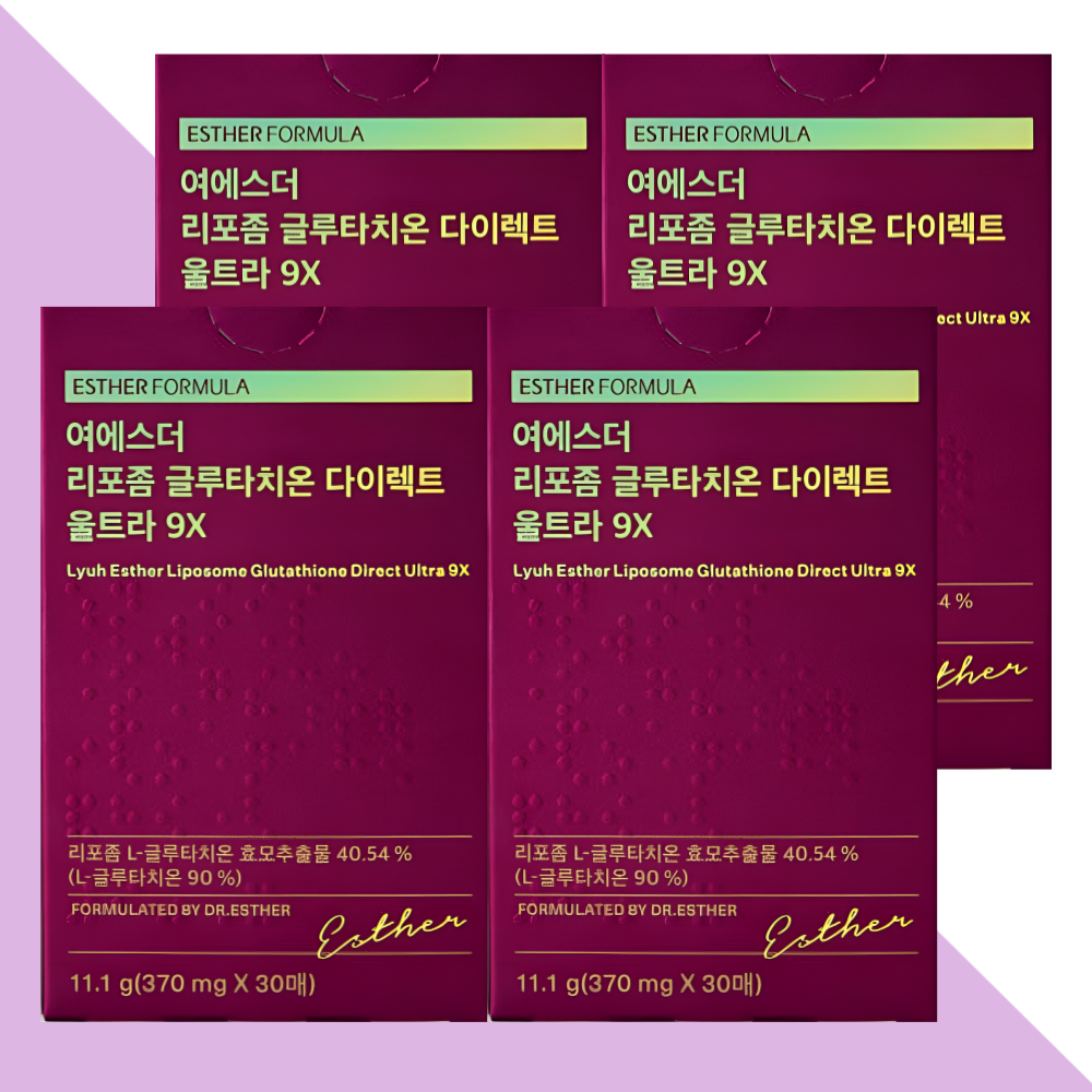 에스더포뮬러 글루타치온 필름 울트라9X 리포좀 30매X4박스 - 메인 이미지