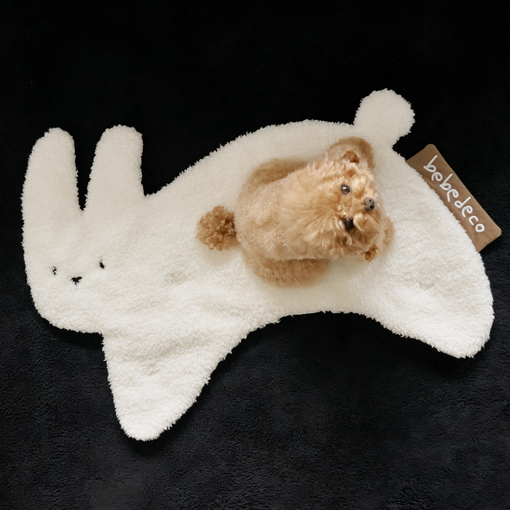 보송보송 클라우드 래빗 현관 도어매트 발매트 50x70cm