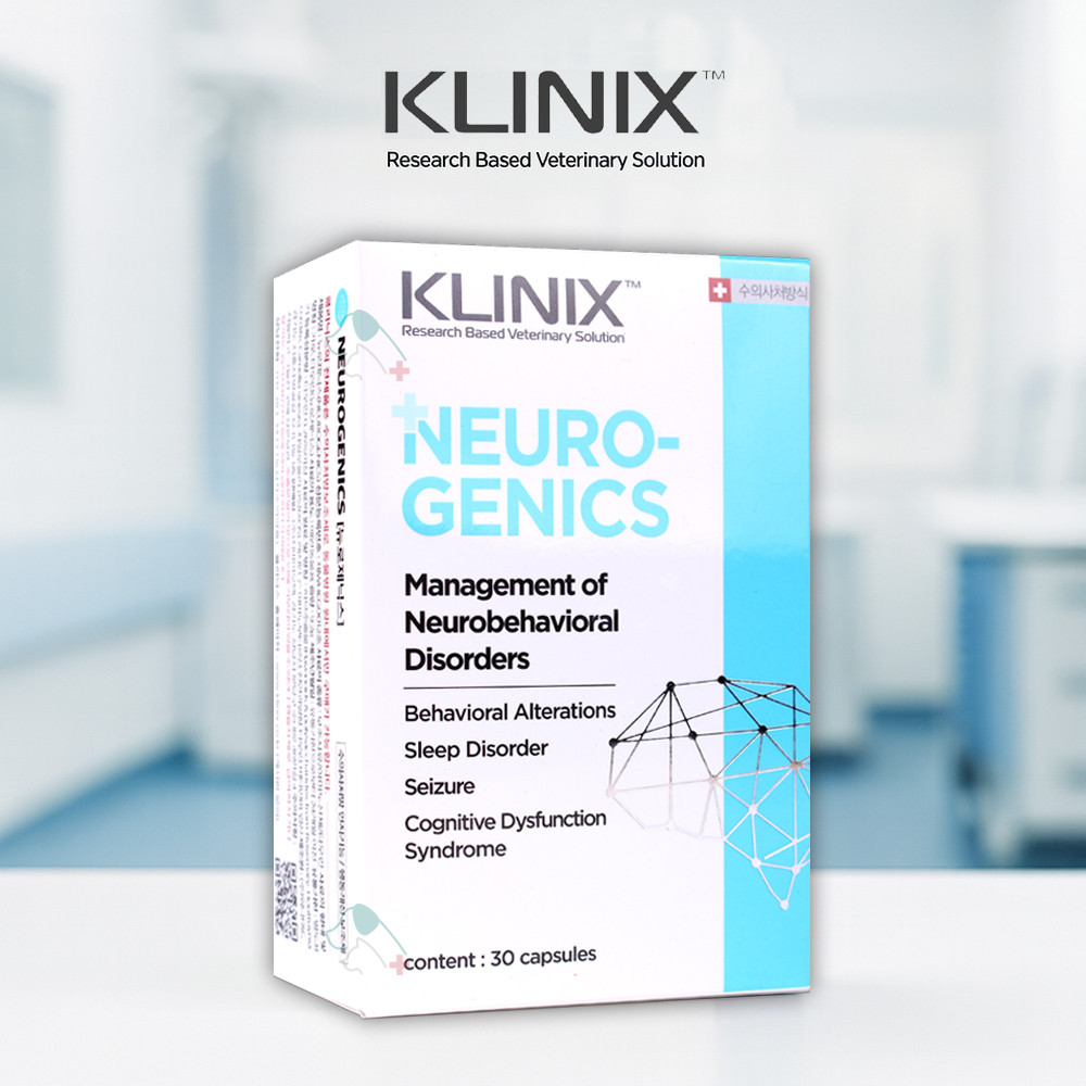 클리닉스 뉴로제닉스 강아지 고양이 인지기능장애 수의사 처방 보조제 영양제 동물병원 정품 KLINIX NEUROGENICS - 상품 이미지