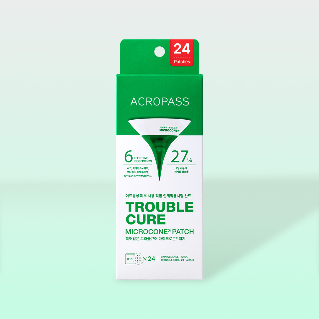 아크로패스 대용량 트러블큐어 / 여드름성 피부사용 적합 패치 / 24패치+12스킨클렌저 제품 이미지