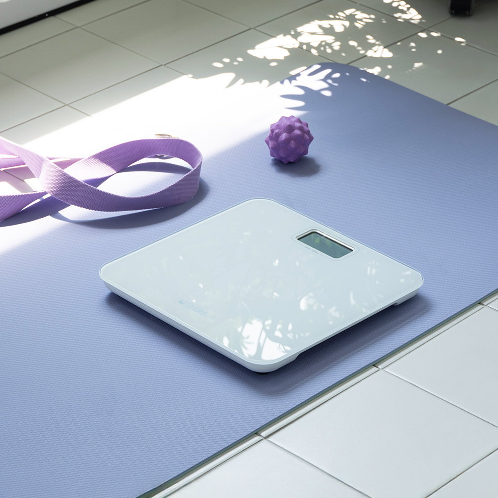 윈텍 디지털 무전원 체중계 B2618 스마트 가정용 몸무게 반영구적 사용