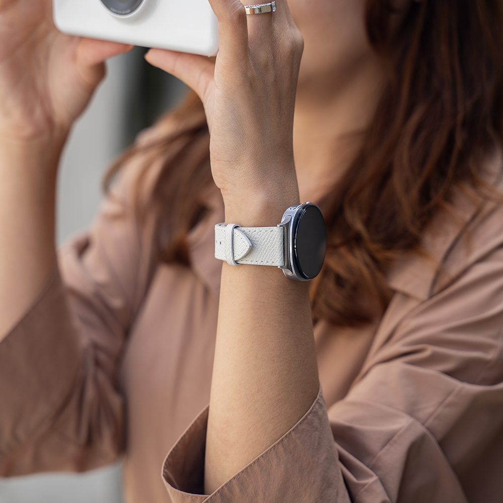 갤럭시워치 8 가죽 스트랩 클래식 앱송 시계줄 밴드 줄질