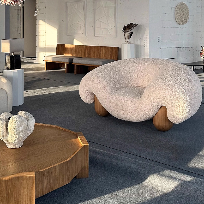 문 허그 인테리어 패브릭 라운지 안락 체어 Moonhug Chair - 상세 이미지 5