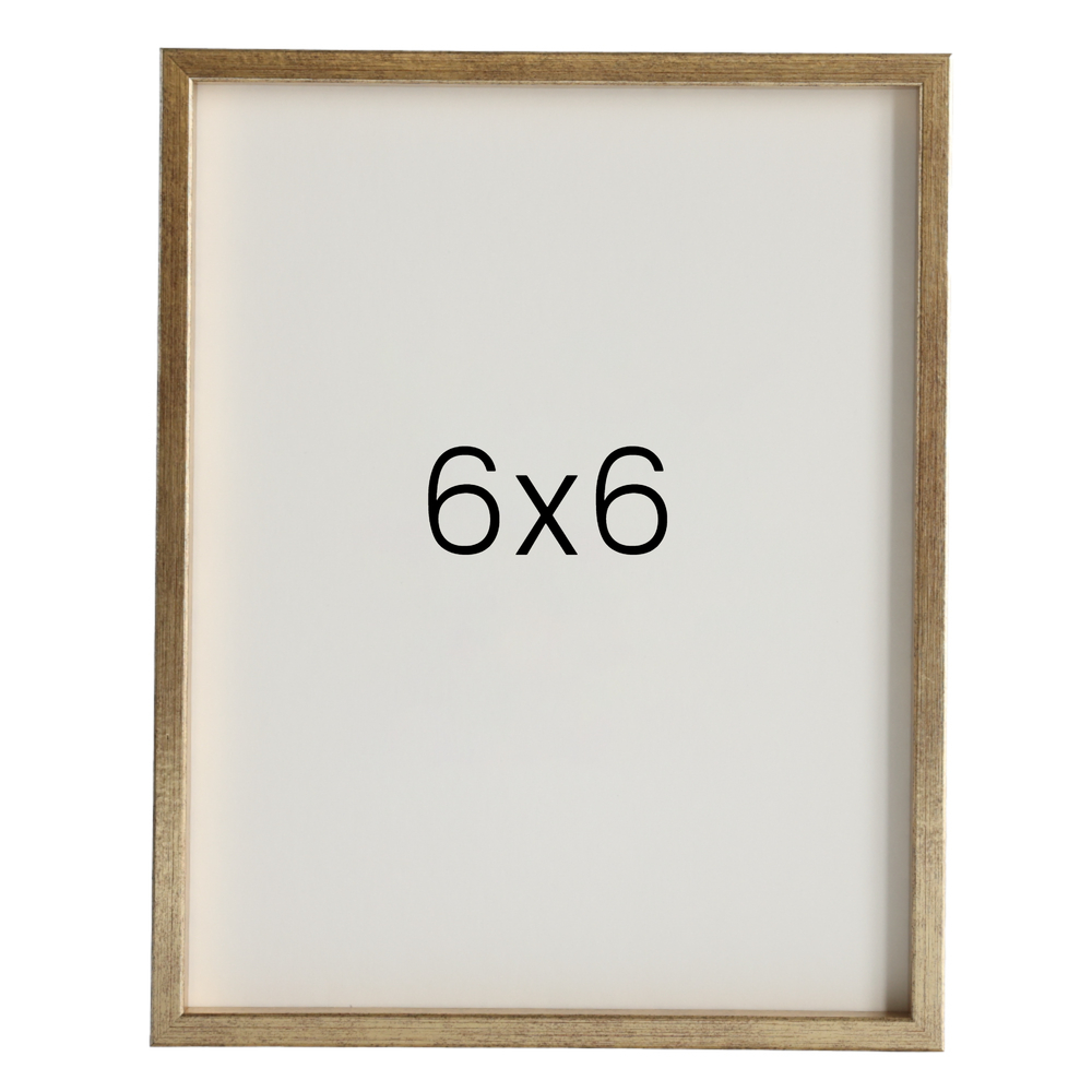12mm레프 나무액자 사진액자 웨딩 포토테이블 인화 탁상 소형 6x6 152x152mm, 골드 - 메인 이미지