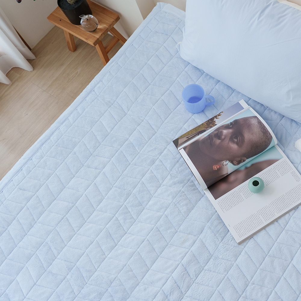 나라데코 5mm 밍크 극세사 따뜻한 겨울 밴딩 침대패드 SS