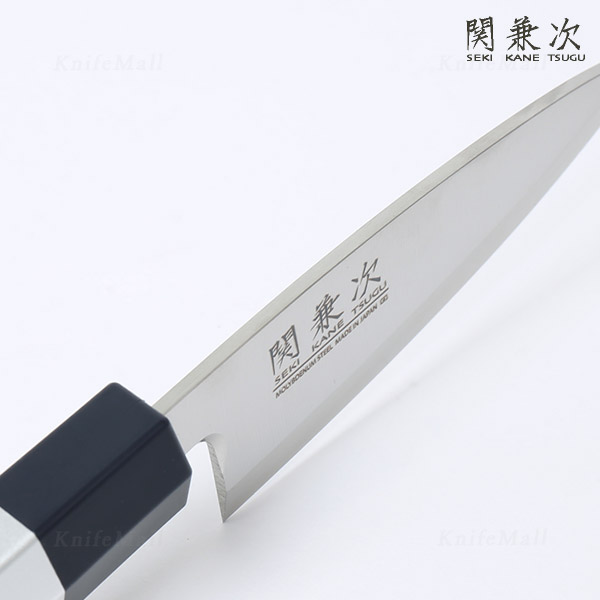 일본 세키카네쓰구 데바 생선회칼 10.5cm, 7각 알루미늄손잡이, 1개 - 상세 이미지 4