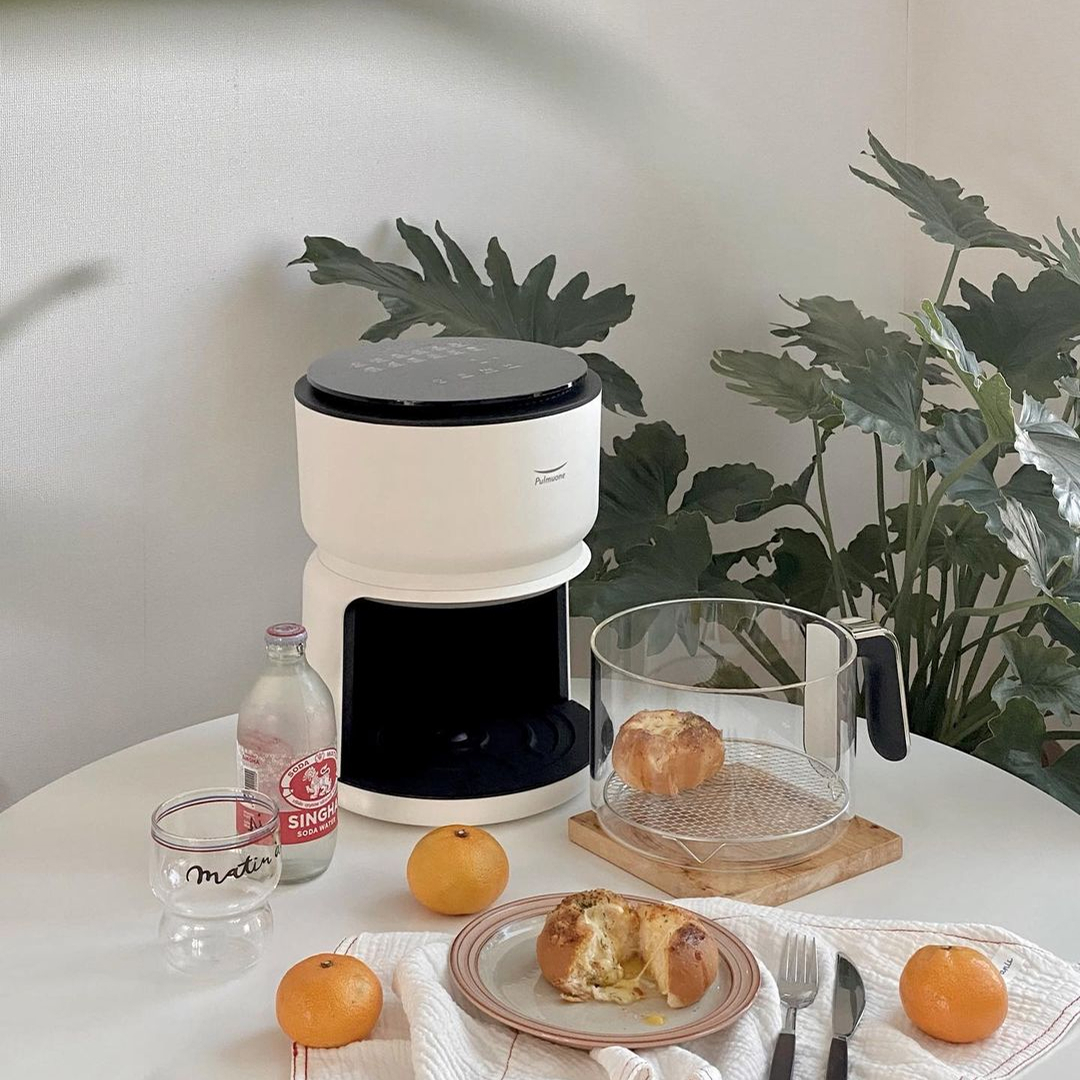 풀무원 글라스쿡 3L 소형 유리 에어프라이기 미니 글라스 에어프라이어 AB03C00V