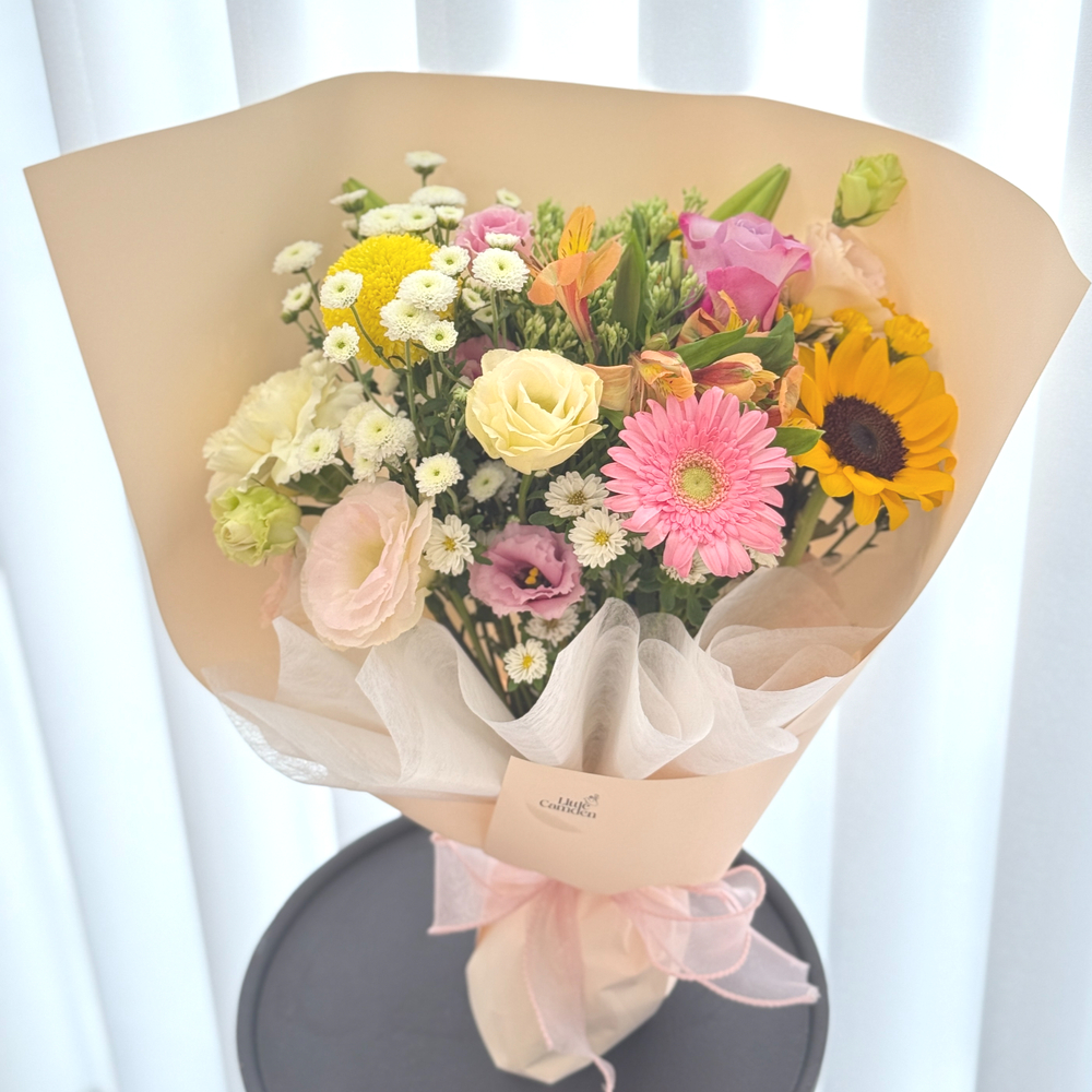 너에게 보내는 다정함 생화꽃다발 기념일선물 생일선물