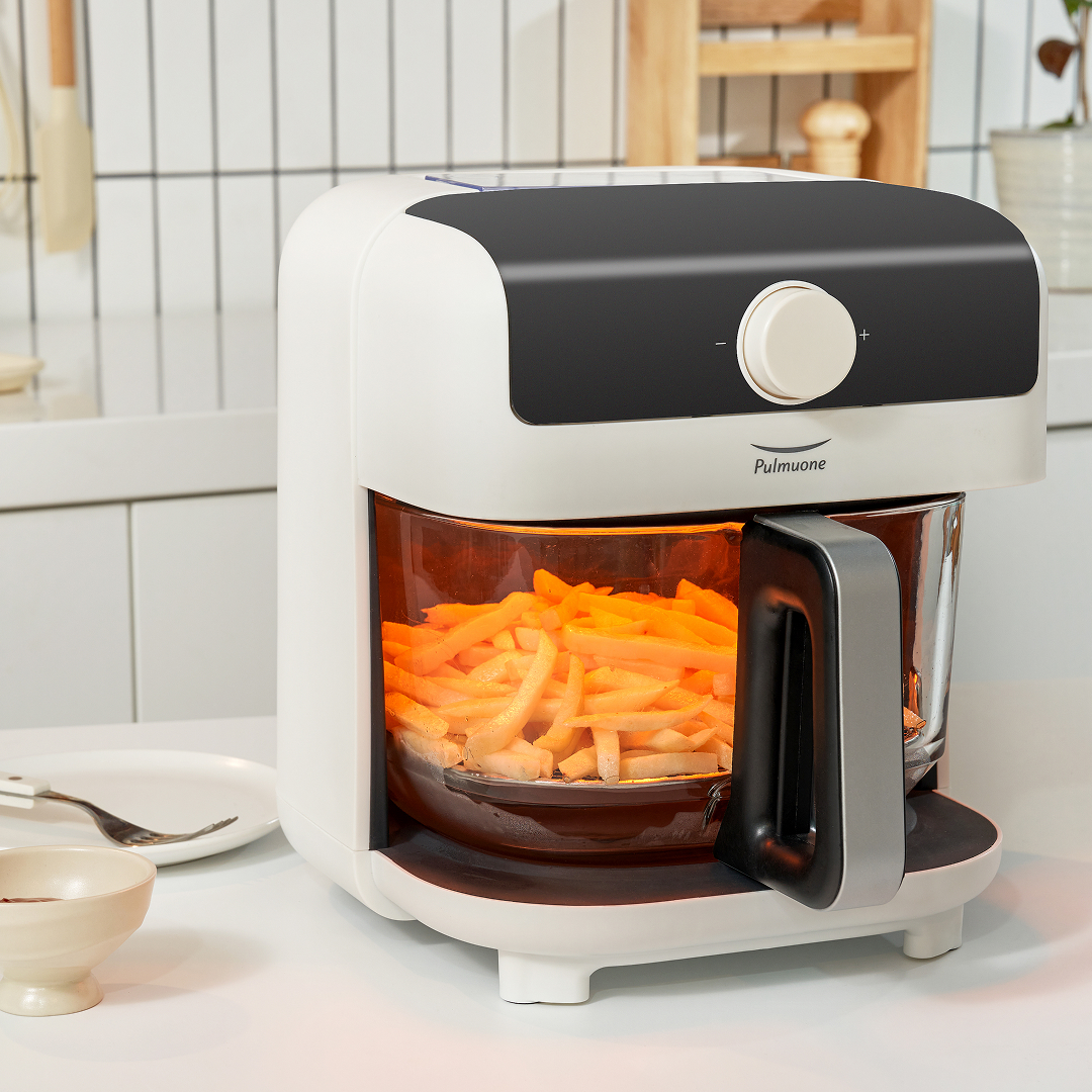 풀무원 글라스쿡 4.5L 스팀 에어프라이어 AB04D10VG