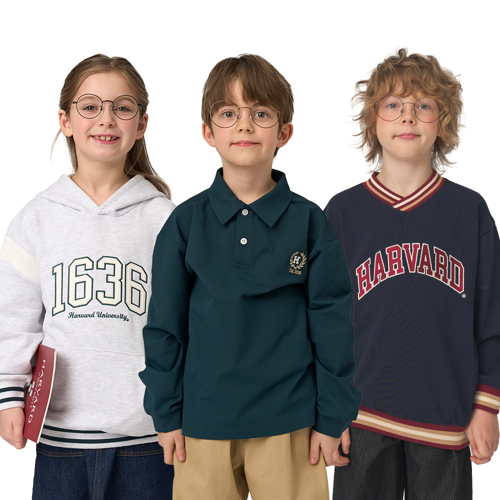 하버드키즈 가을특가전 긴팔 티셔츠 맨투맨 후드