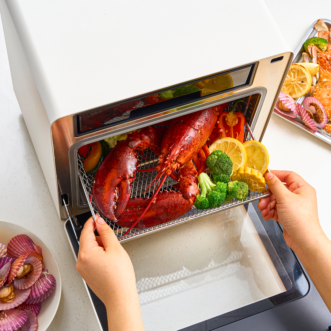 풀무원 스팀쿡 플러스 에어프라이어 15L AV15D11 (오트베이지)