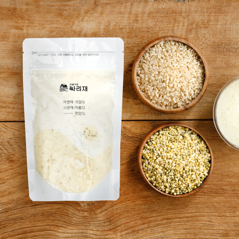 밀키트 바삭한 [ 녹두전 반죽 250g ] 빈대떡 부침개 만들기 녹두전분 이미지 7