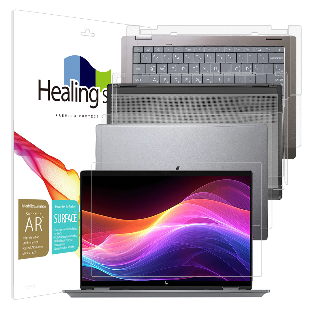 HP 옴니북 X 플립 14-fm0062TU AR 고화질 액정보호필름1매 외부3종 - 메인 이미지