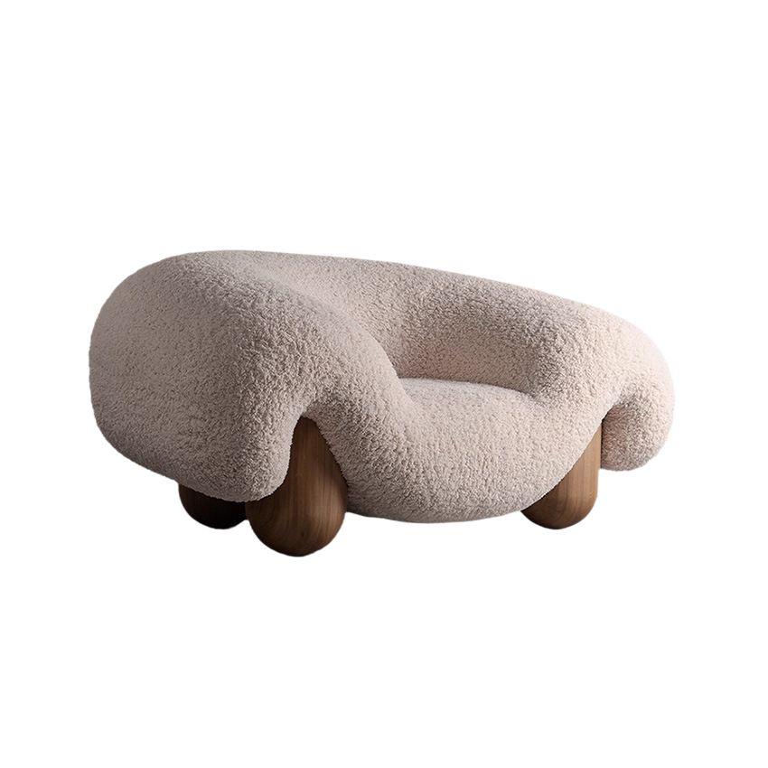 문 허그 인테리어 패브릭 라운지 안락 체어 Moonhug Chair - 상품 이미지