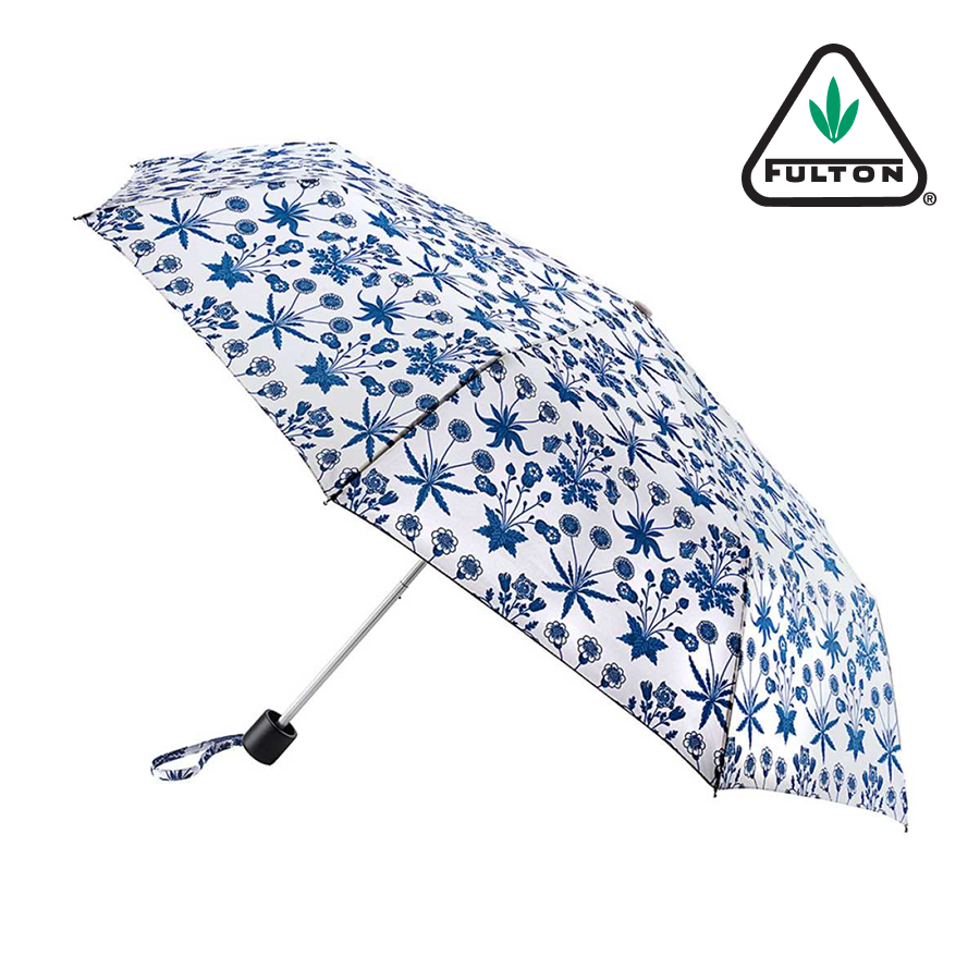 모리스앤코 미니라이트-2 UV 데이지 블루 아이보리 여성 수동 3단 우양산 양우산 25cm 238g UPF 50+ - 메인 이미지
