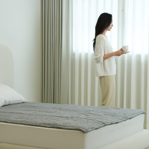 세탁 가능한 온수매트 접은 모습