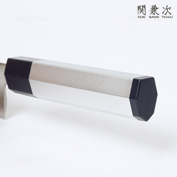 일본 세키카네쓰구 데바 생선회칼 10.5cm, 7각 알루미늄손잡이, 1개 - 상세 이미지 3