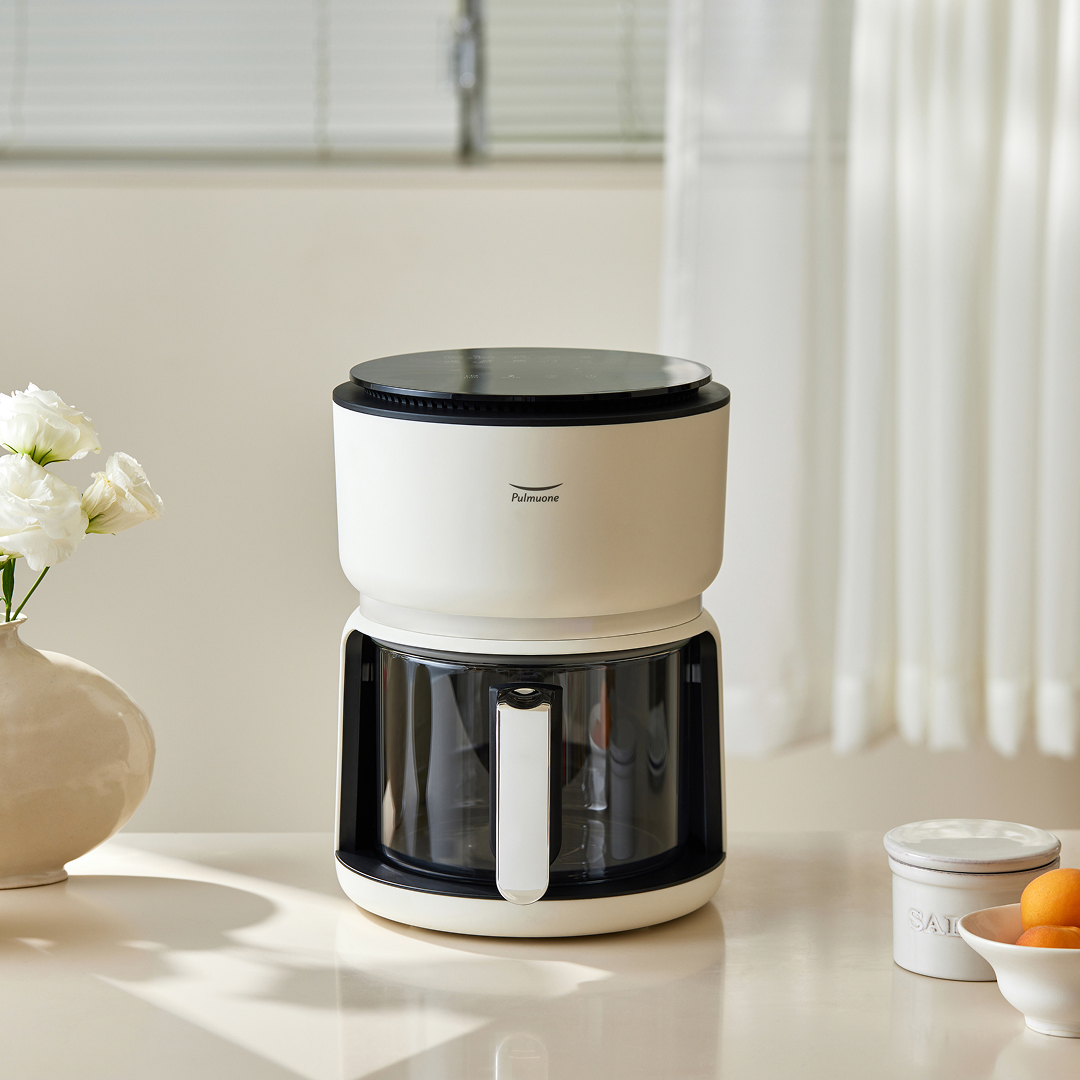 풀무원 글라스쿡 3L 소형 유리 에어프라이기 미니 글라스 에어프라이어 AB03C00V