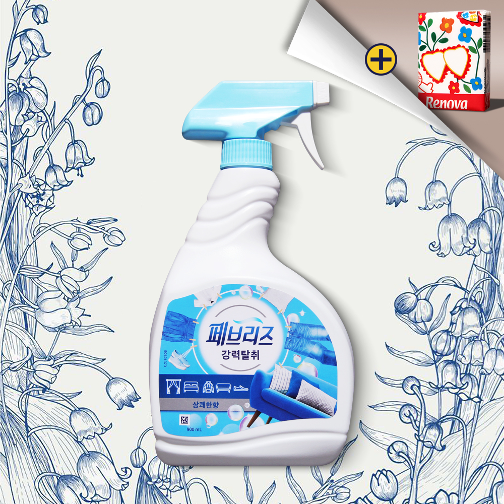 페브리즈 대용량 상쾌한향 섬유탈취제 900ml 강력탈취 섬유향수 - 메인 이미지