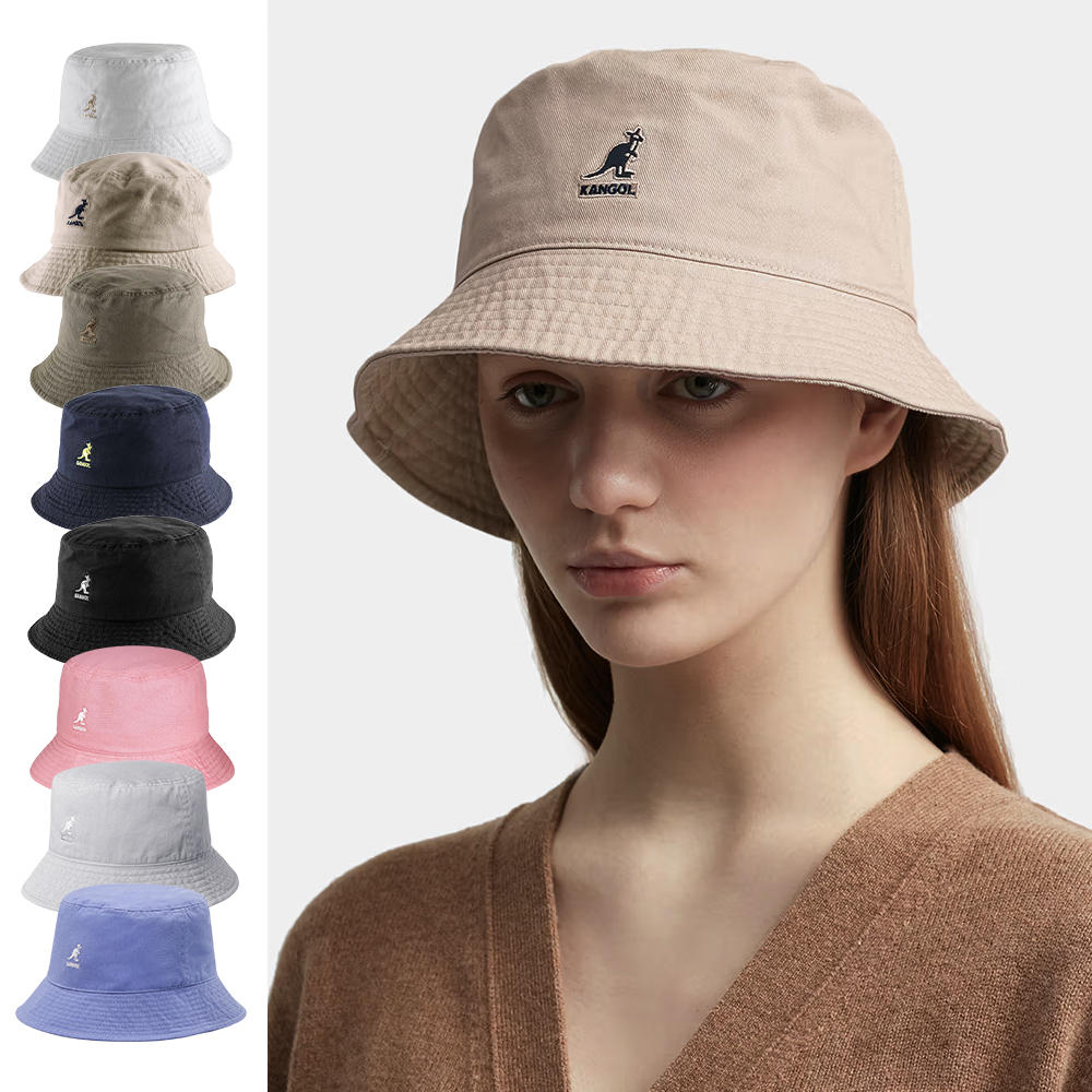 캉골 워시드 대두 버킷햇 남자 여자 벙거지 모자