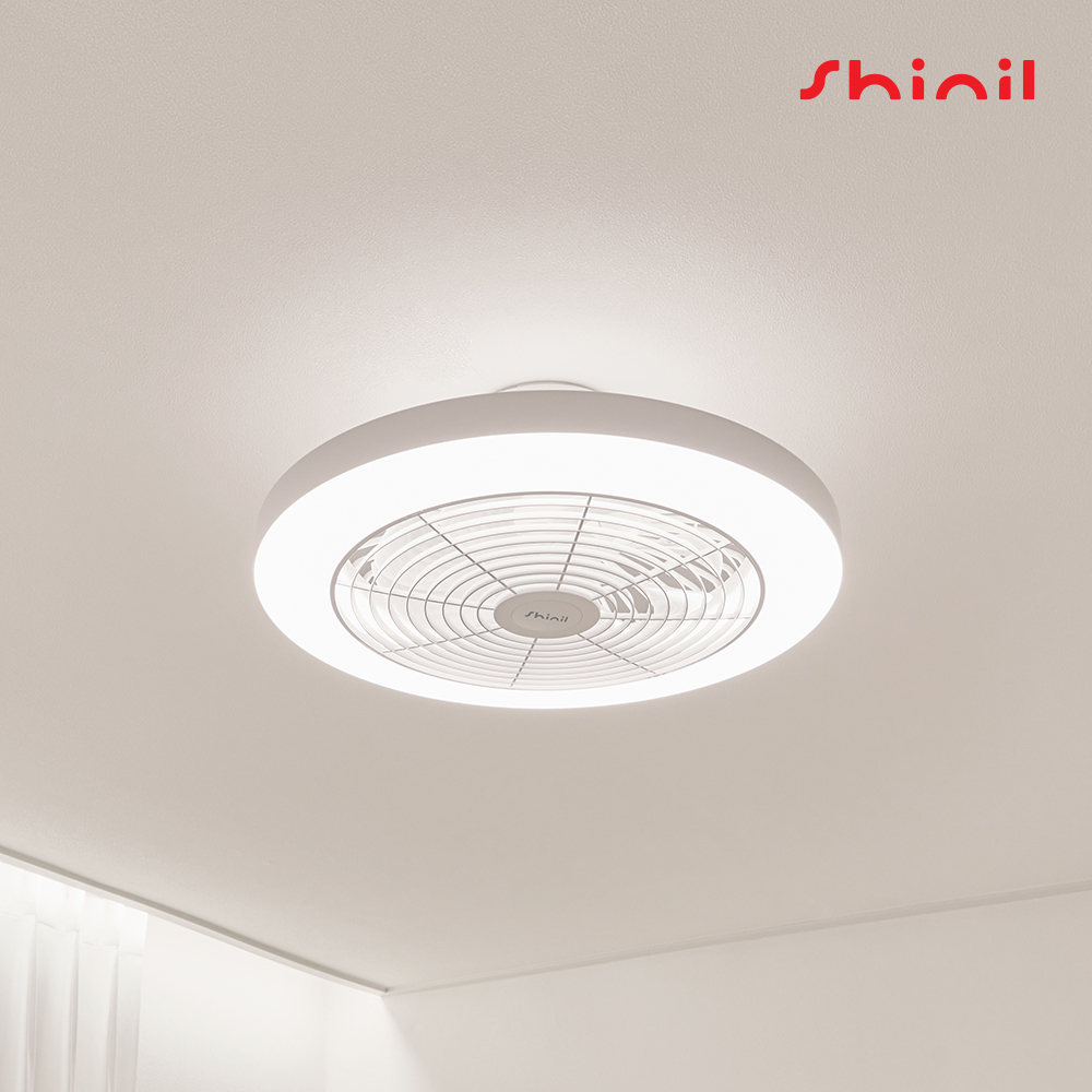 신일 실링팬 LED 조명 천장형 공기순환 BLDC 선풍기 미니 안방 아이방 셀프 간편 설치