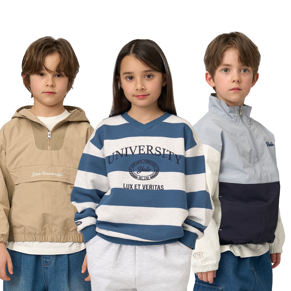 예일키즈 가을맞이 특가 맨투맨 후드 티셔츠 주니어