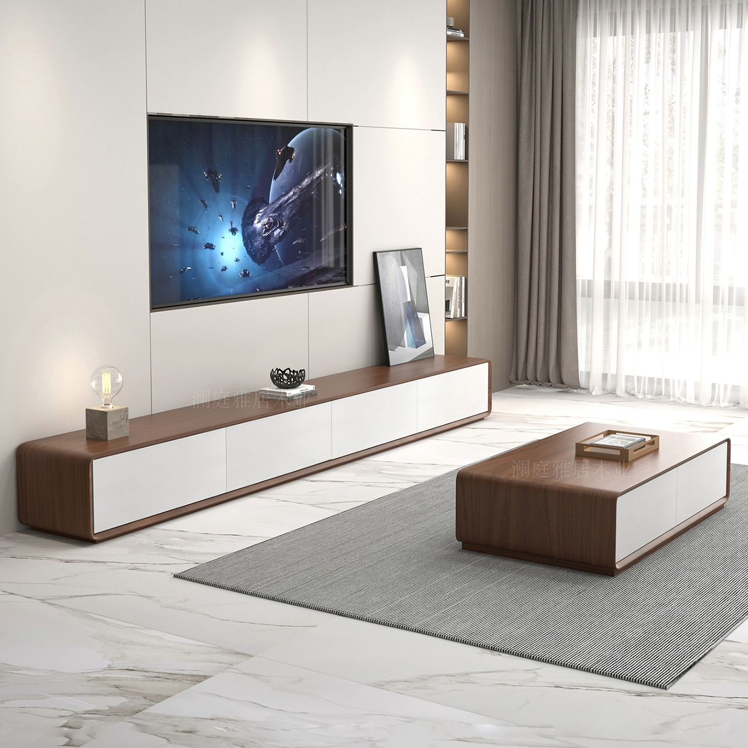 긴 티비장 TV 거실 벽걸이다이 선반 침실 가구 안방 높은 티비다이 캐비닛 정리장 5단 서랍장 60x40x105 전체 조립 - 상품 이미지
