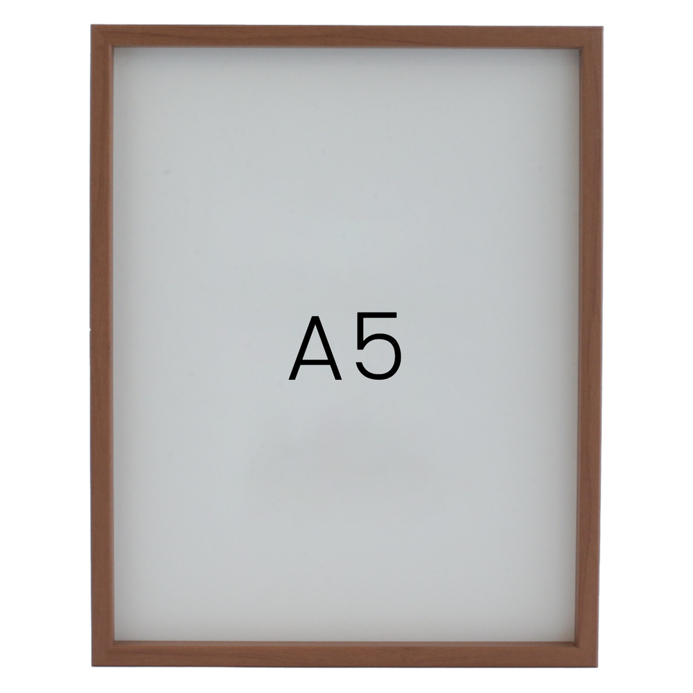 12mm레프 원목액자 우드 웨딩 전시회 맞춤 프레임 틀 A5 148mmx210mm, 연밤 - 메인 이미지