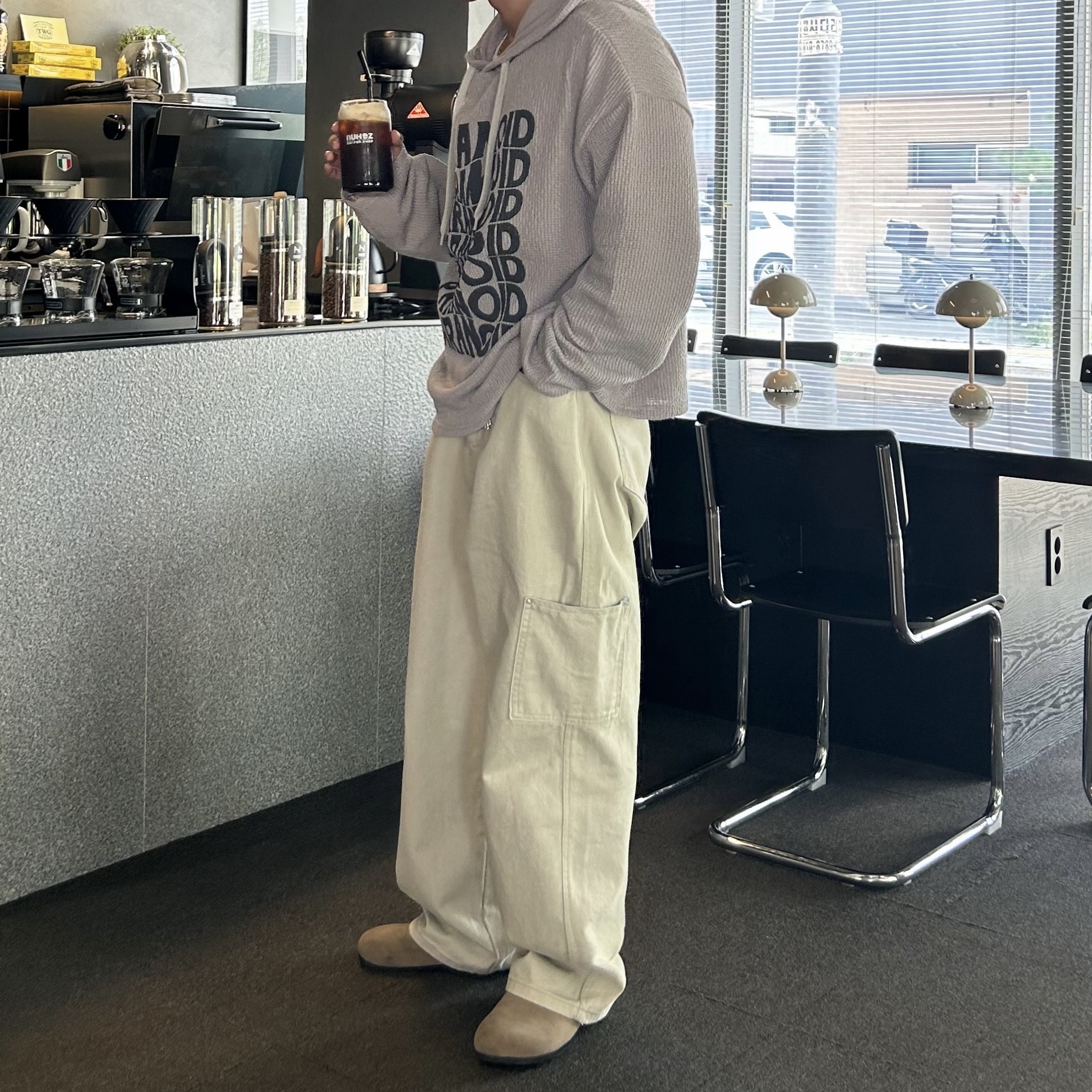 얇은후드티 커플후드티 이미지 7
