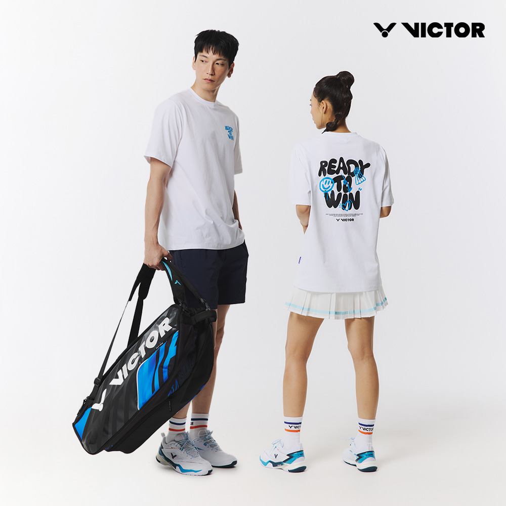 빅터 아울렛 오버핏 반팔 티셔츠 VT25CTO202U 배드민턴 탁구 스쿼시 스포츠웨어 - 상세 이미지 3