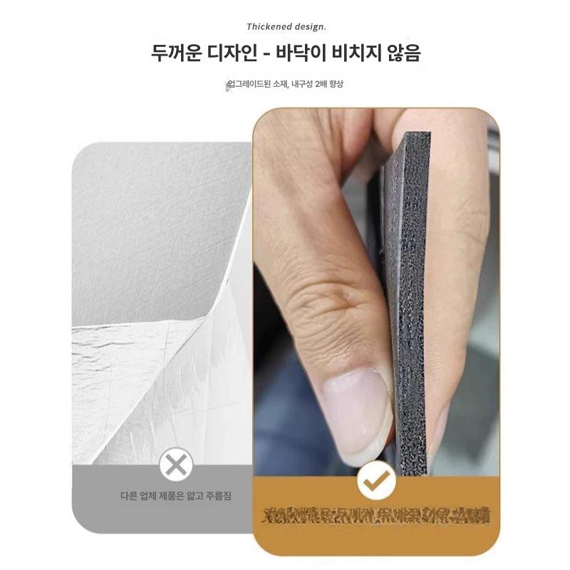 템바보드 벽지 업소용 셀프 벽면 입체 템퍼보드 식당 스티커 시공 카키 붙이는 접착식 카키 3D 두껍고 강한 접착 약 3mm 60cm x 3m 롤 1.8 부착가능 - 상세 이미지 2