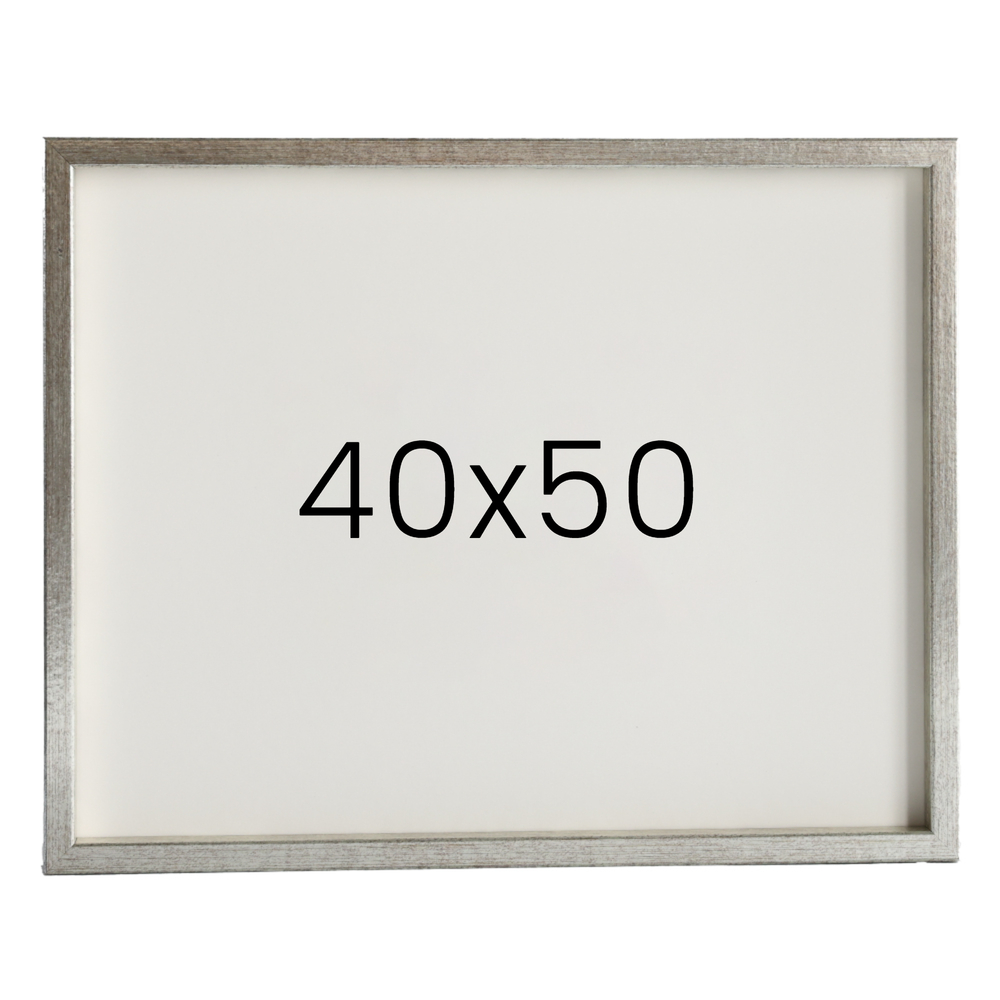 12mm레프 원목액자 우드 웨딩 전시회 맞춤 프레임 틀 40x50 400x500mm, 실버 - 메인 이미지