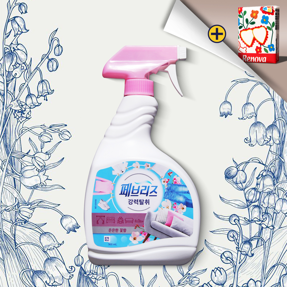 페브리즈 대용량 은은한 꽃향 섬유탈취제 900ml 강력탈취 섬유향수 - 메인 이미지