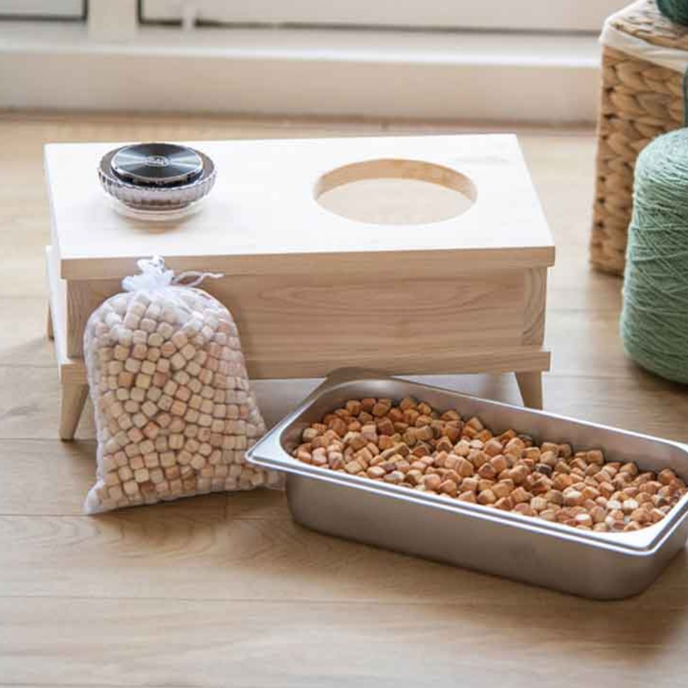 천연 가습 자연기화 가습기 편백 가습기 나무 증발식 가습기