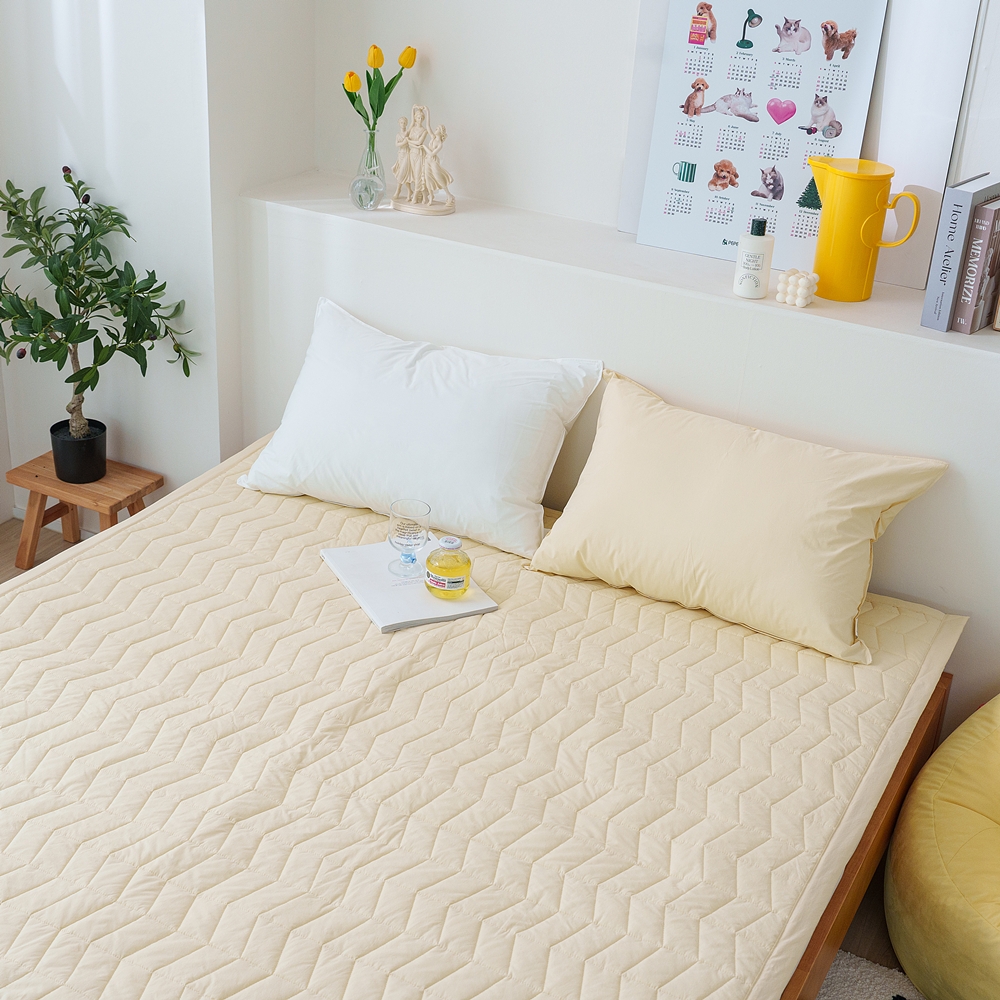 나라데코 60수 고밀도면 사각사각 사계절 밴딩 침대패드 SS