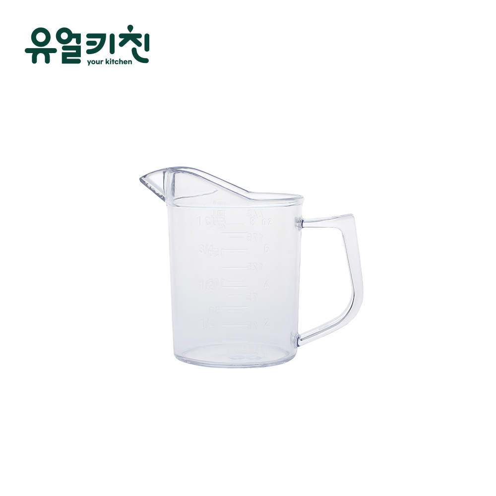 가벼운 플라스틱 계량컵 눈금컵 비커 업소용 225ml - 상품 이미지