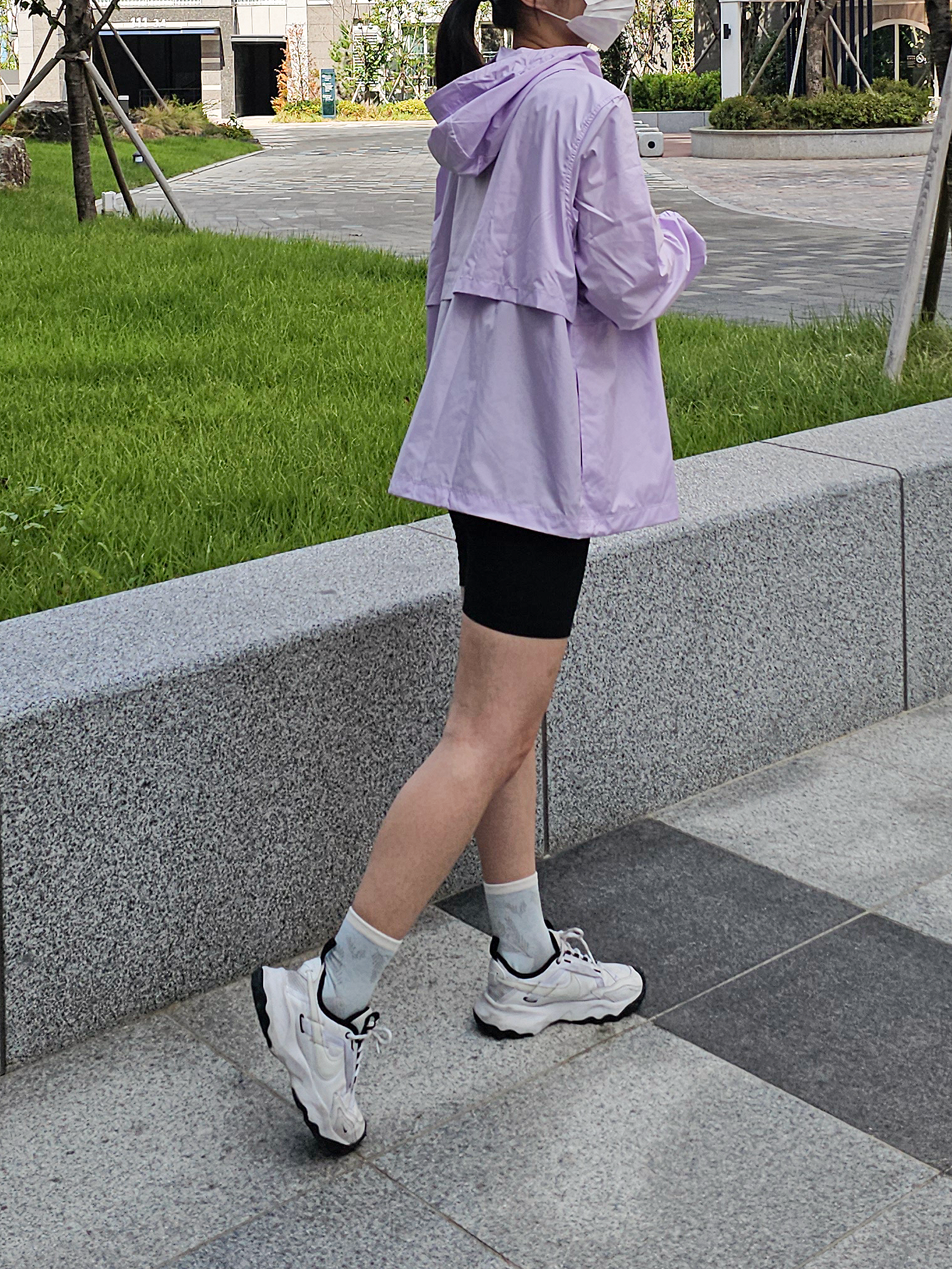 나이키 여성 바람막이 윈드러너 윈드브레이커 우븐 러닝 자켓 DM6180라벤더, M 이미지 6