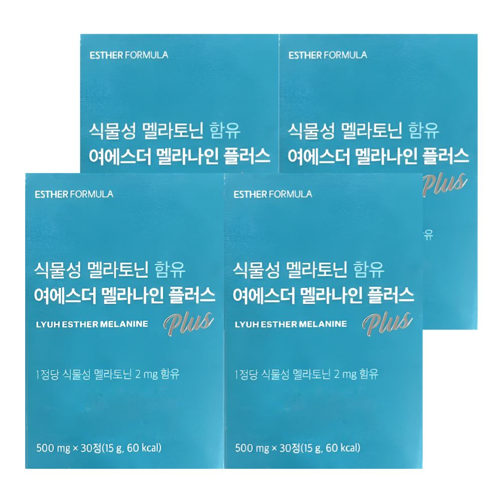 에스더포뮬러 식물성 멜라토닌 멜라나인플러스 메라토닌 30정X4개 - 상세 이미지 5