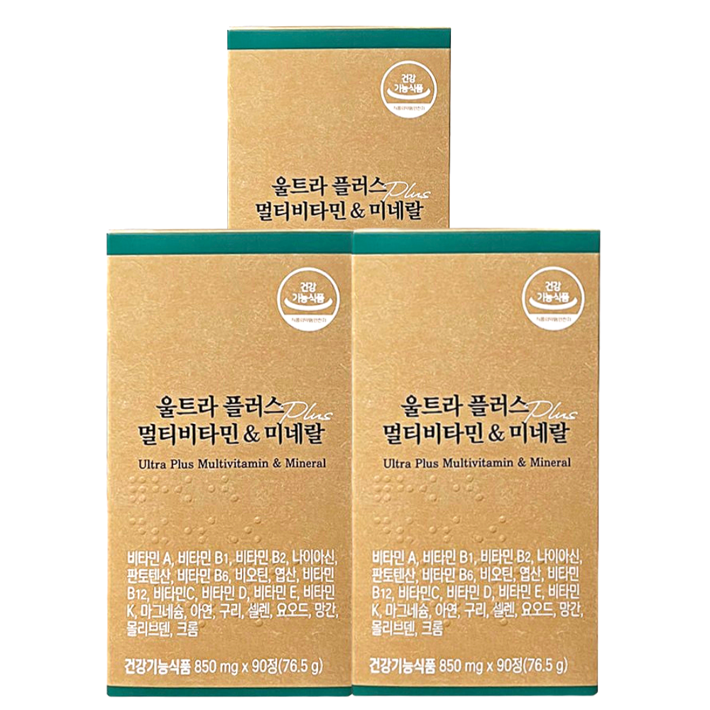 에스더포뮬러 멀티비타 민 앤미네랄 울트라플러스 90정X3박스 - 메인 이미지